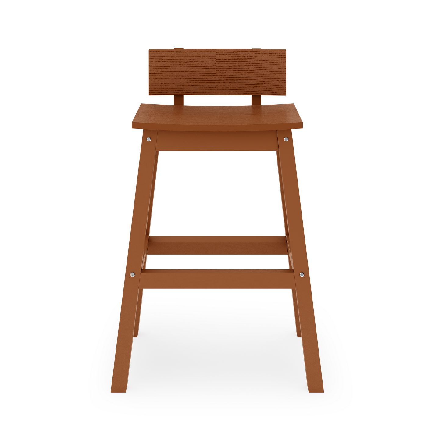 Saddle Bar Stool w/ Back