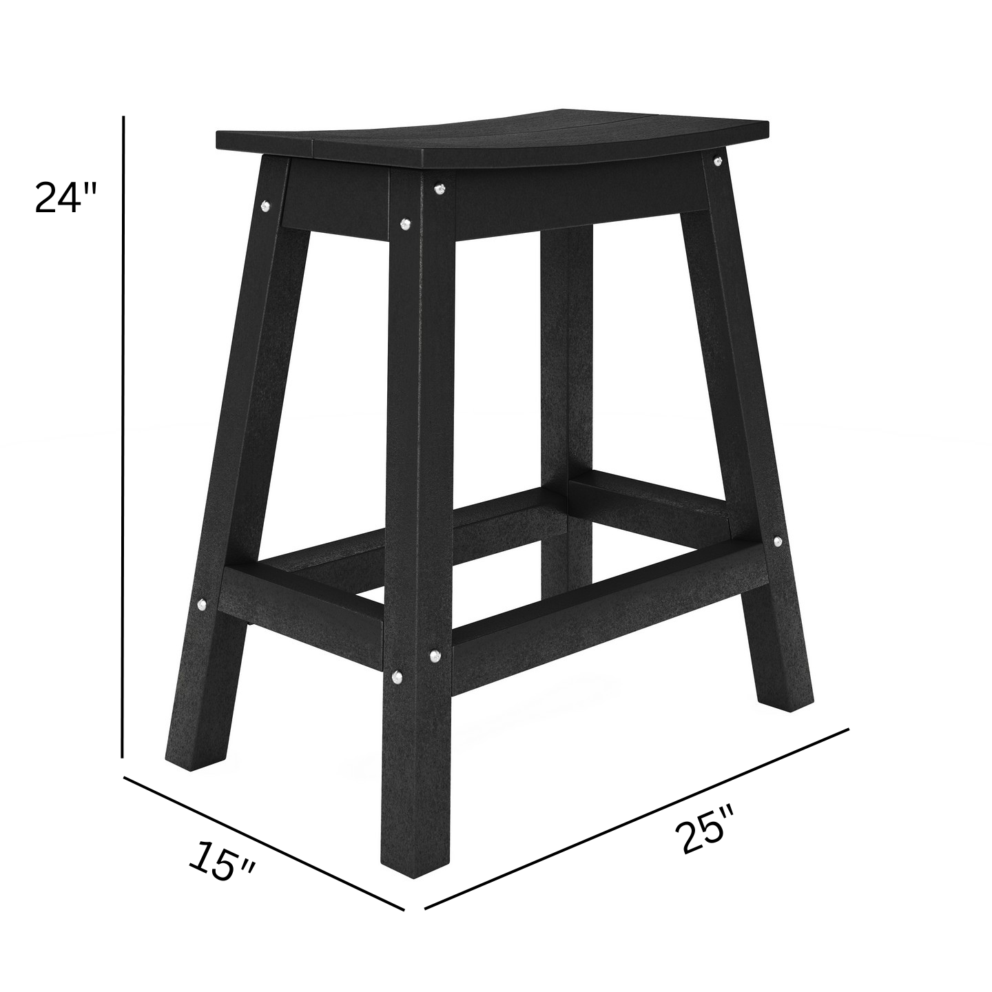 Saddle Counter Stool