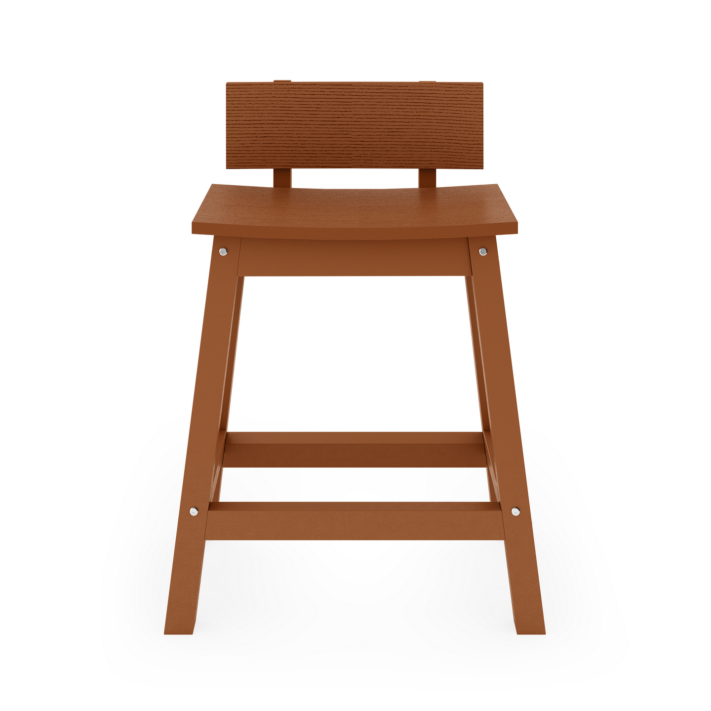 Saddle Counter Stool w/ Back