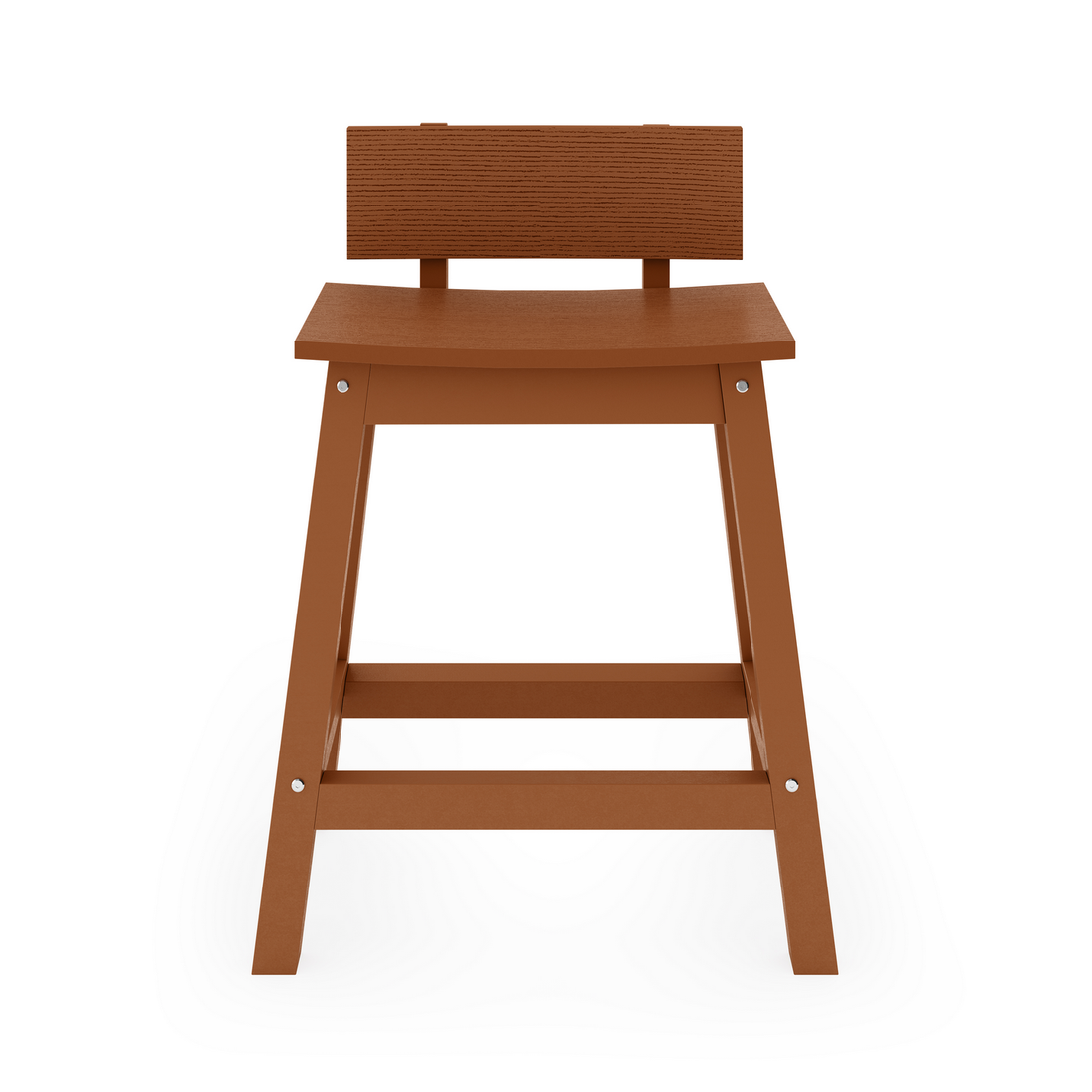 Saddle Counter Stool w/ Back