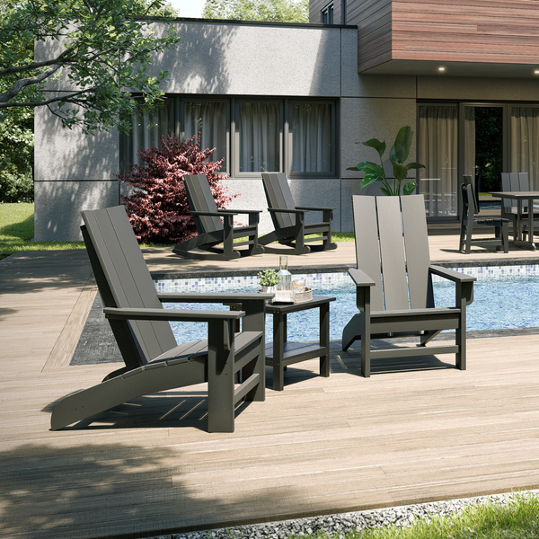 Savannah 4-Piece Adirondack Chair Set