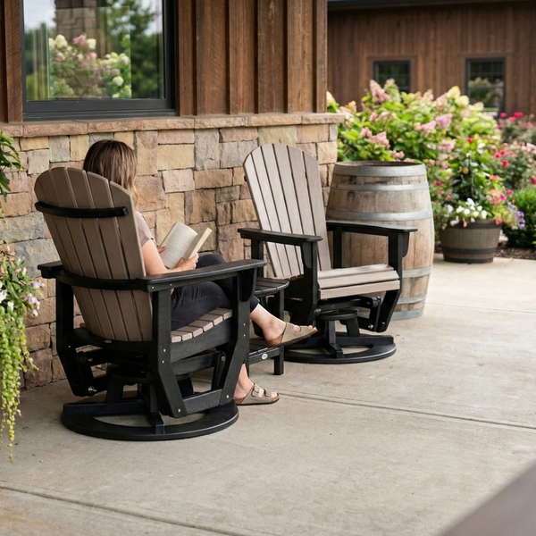St. Simons 3-Piece Swivel Glider Set with Side Table