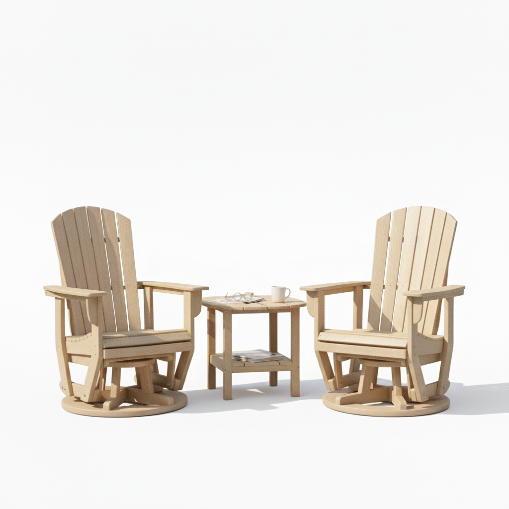 3pc St Simons Swivel Glider w/ Side Table