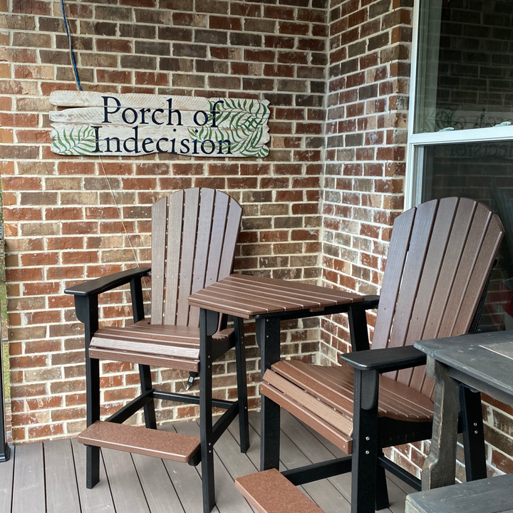 St Simons Fan Back Bar Chair (Premium)