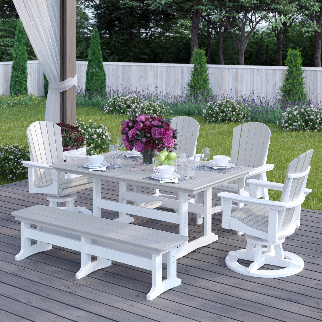 St Simons Swivel Dining Chair