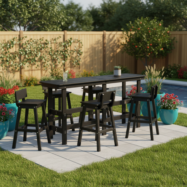 Saddle Bar Stool w/ Back