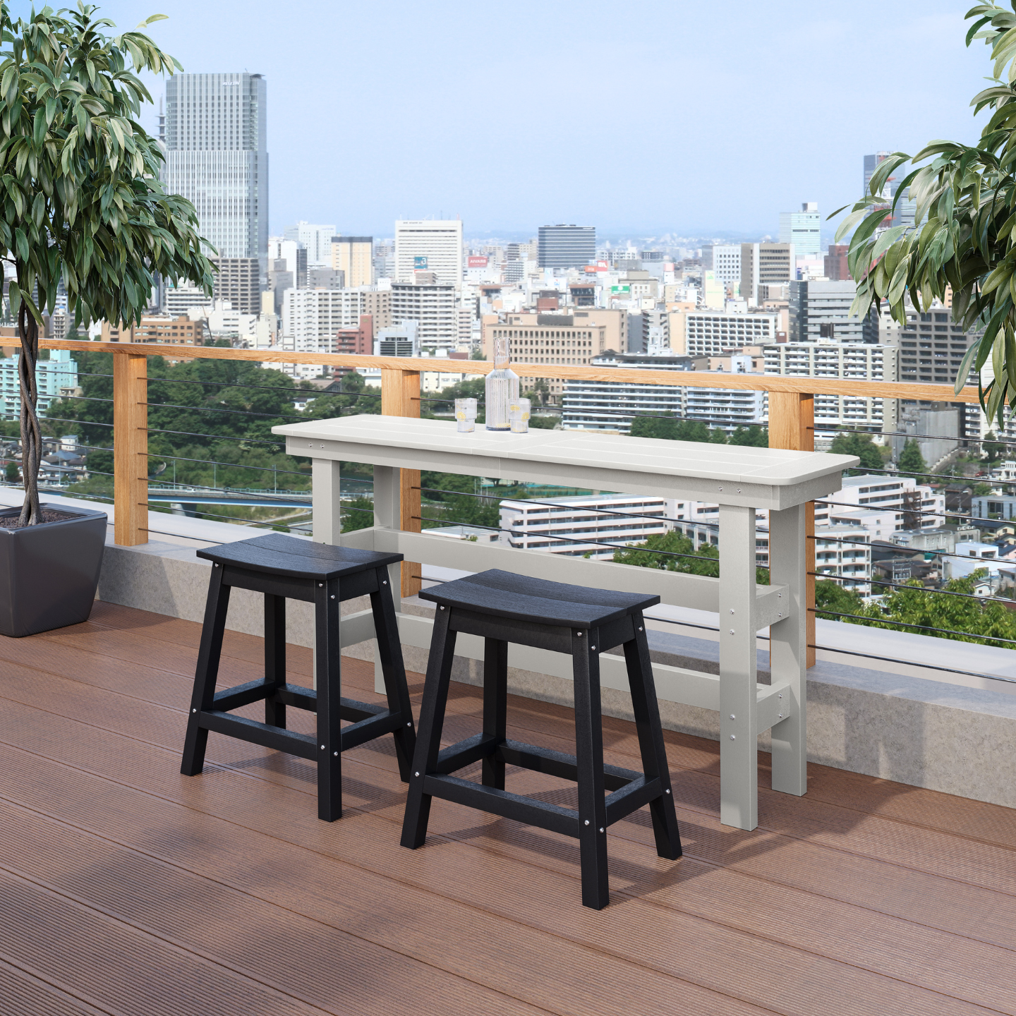 Saddle Counter Stool