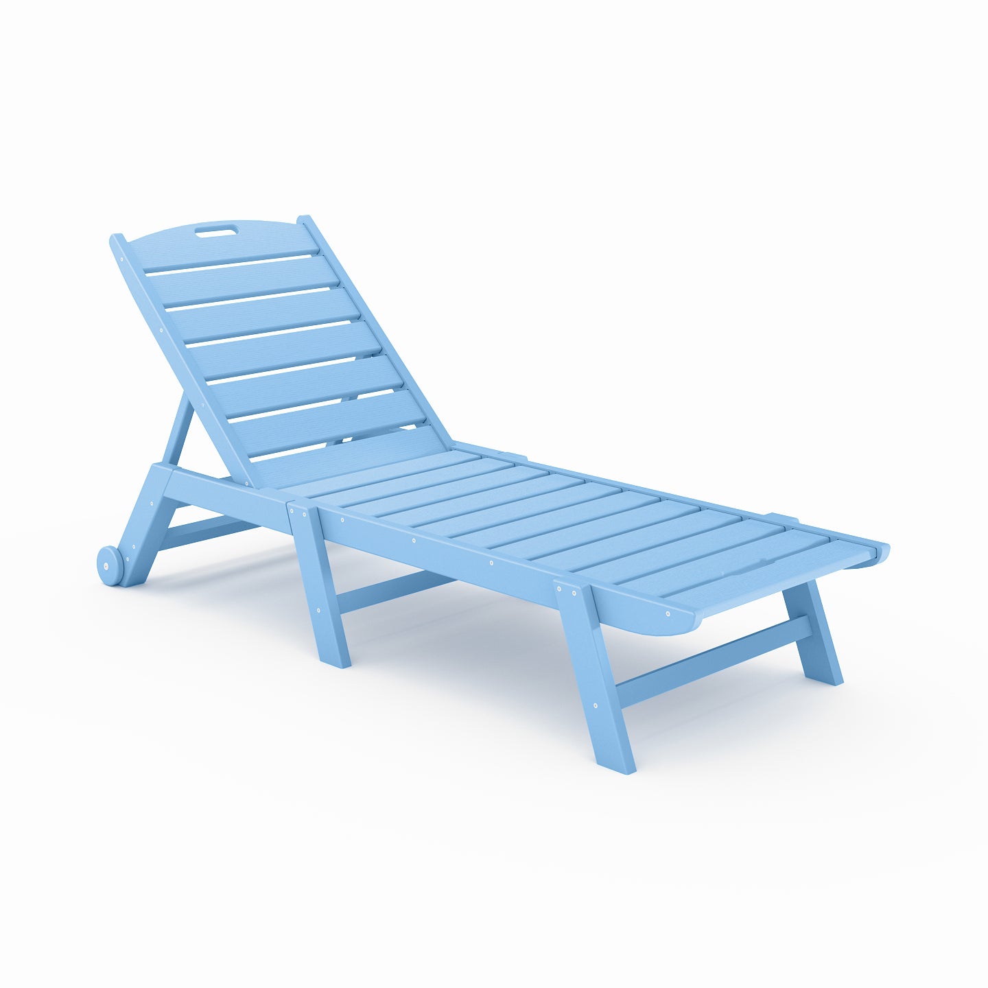 Flat Armless Chaise Lounge
